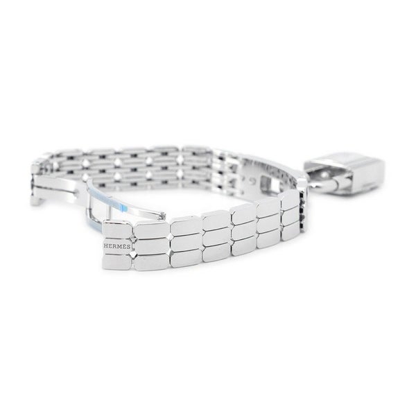 エルメス ケリーウォッチ KE4.131 ダイヤベゼル HERMES 腕時計 ホワイトシェル文字盤 クォーツ