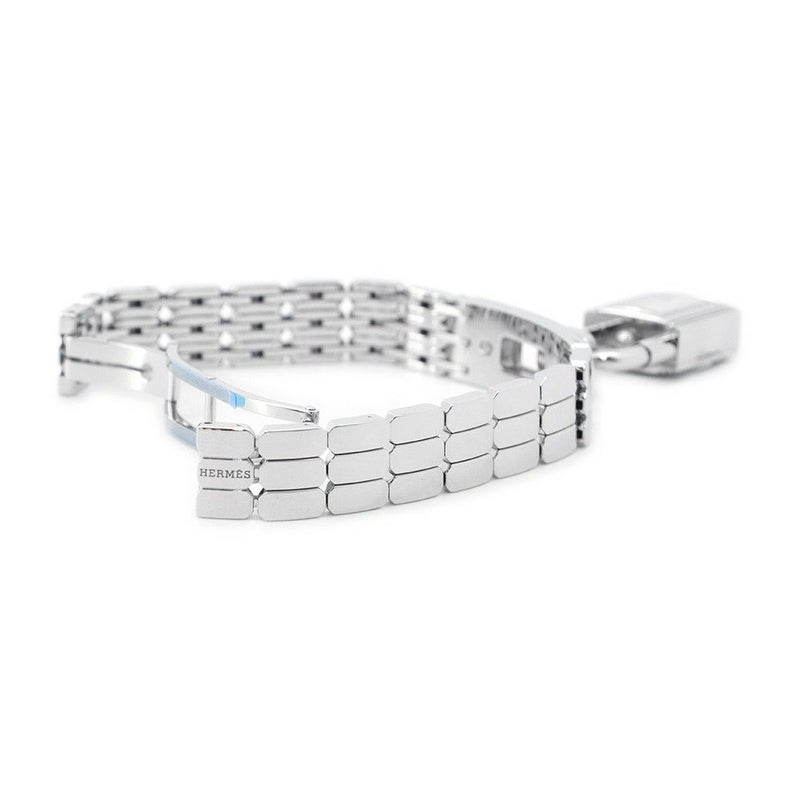 エルメス ケリーウォッチ KE4.131 ダイヤベゼル HERMES 腕時計 ホワイトシェル文字盤 クォーツ