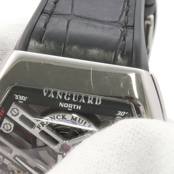 フランクミュラー ヴァンガード セブンデイズパワーリザーブ スケルトン V41S6SQT OGNR スケルトン文字盤