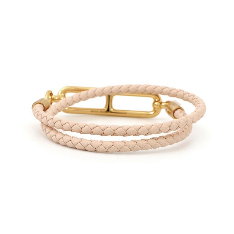 エルメス ブレスレット ルリ ドゥブルトゥール ローズエグランタイン/ゴールド金具 スイフト サイズT2