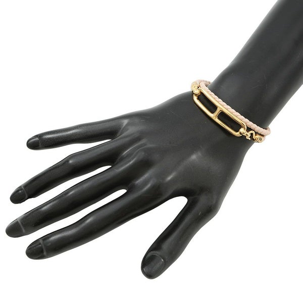 エルメス ブレスレット ルリ ドゥブルトゥール ローズエグランタイン/ゴールド金具 スイフト サイズT2