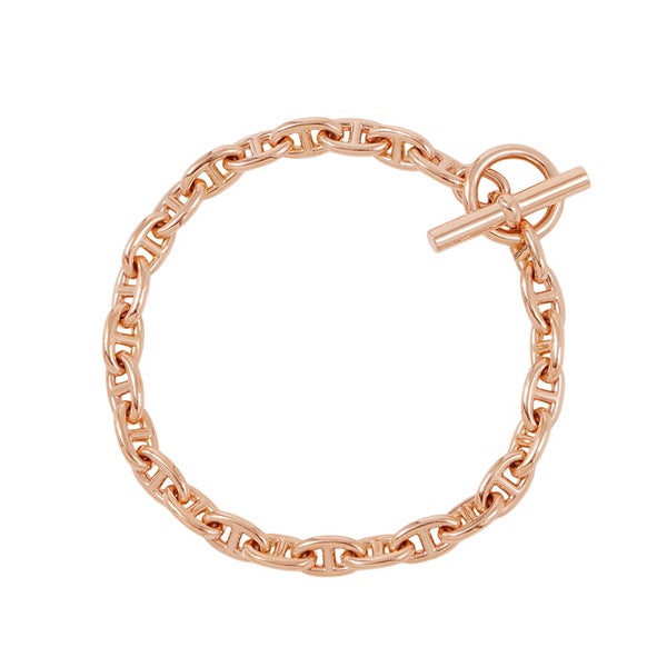 エルメス ブレスレット シェーヌダンクルTPM 26コマ K18PGピンクゴールド HERMES ジュエリー