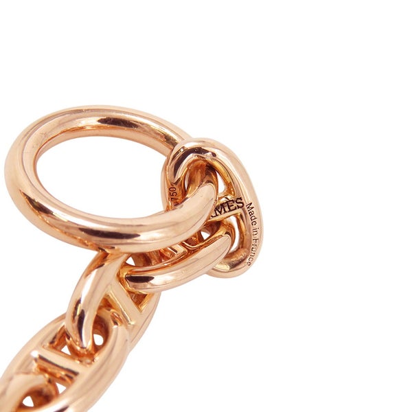 エルメス ブレスレット シェーヌダンクルTPM 26コマ K18PGピンクゴールド HERMES ジュエリー