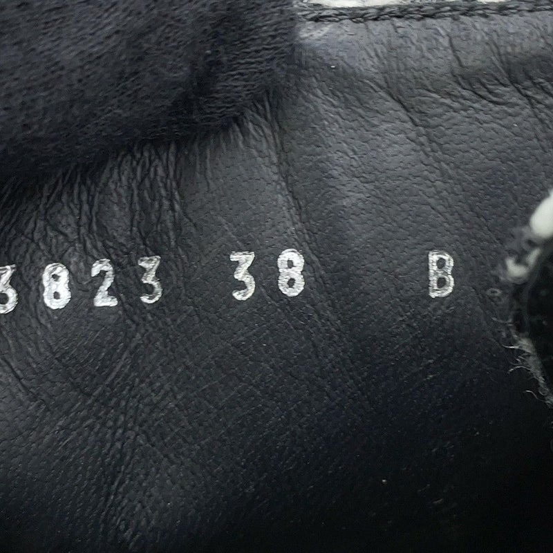 シャネル ショートブーツ ココマーク ツイード フェイクパール レディースサイズ38 G33823 CHANEL 靴 黒 白