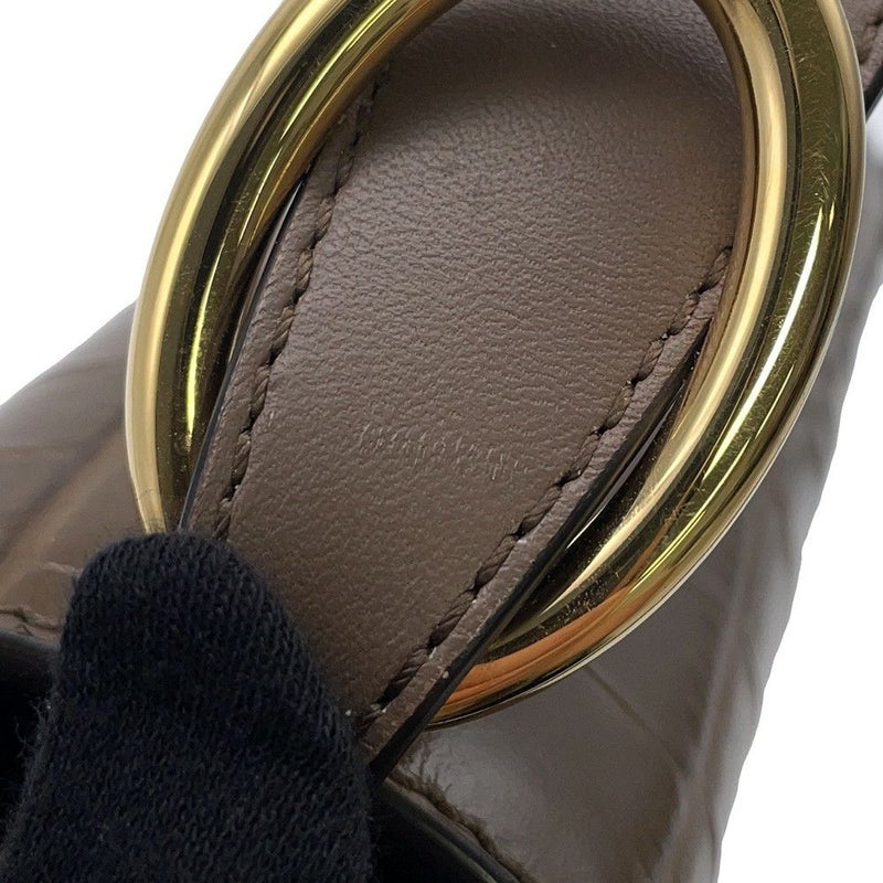 クロエ ショルダーバッグ クロエC 型押しレザー Chloe 2wayショルダーバッグ