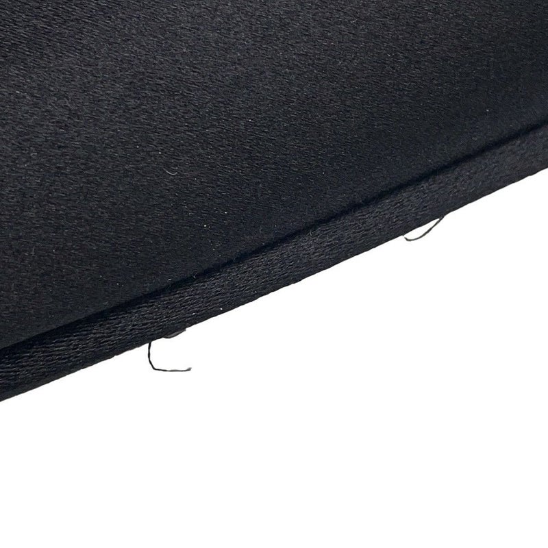 ブルガリ チェーンショルダーバッグ レオーニ サテン BVLGARI クラッチバッグ ワンショルダー 黒