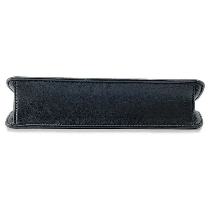 ジミーチュウ チェーンショルダーバッグ ロゴ レザー JIMMY CHOO バッグ 黒