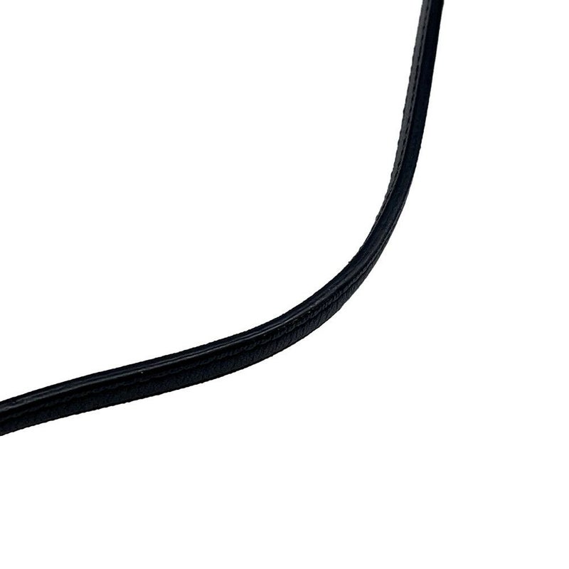 ジミーチュウ チェーンショルダーバッグ ロゴ レザー JIMMY CHOO バッグ 黒