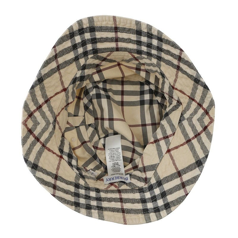 バーバリー バケットハット チェック コットン サイズL 8075650 1001BURBERRY 帽子