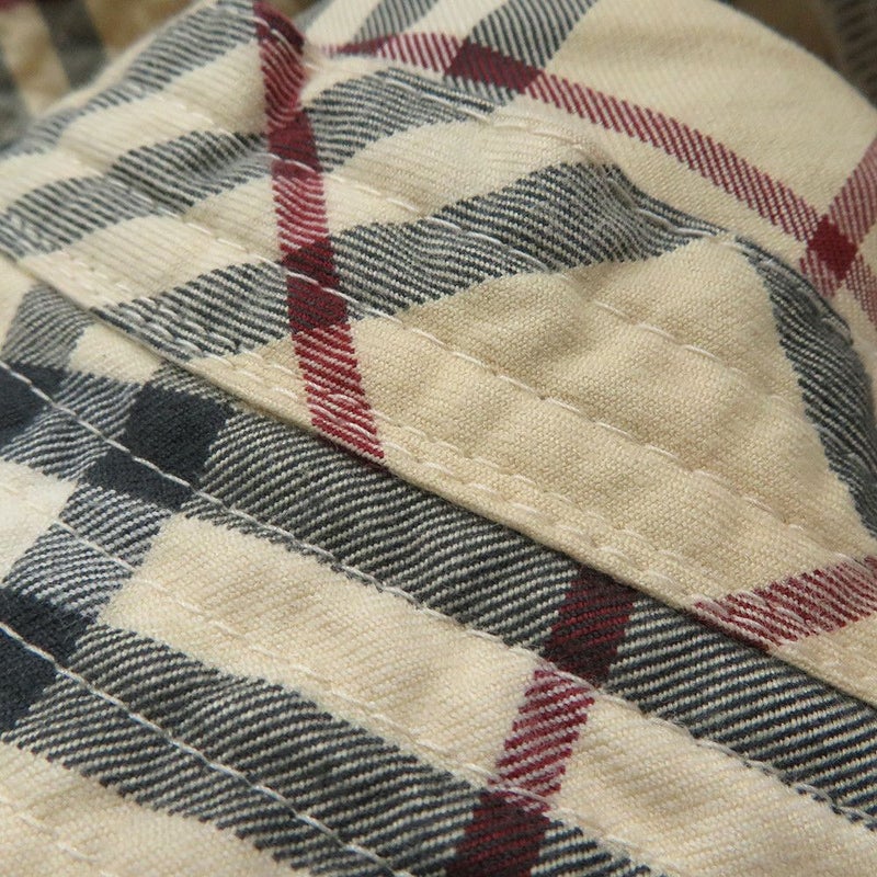 バーバリー バケットハット チェック コットン サイズL 8075650 1001BURBERRY 帽子