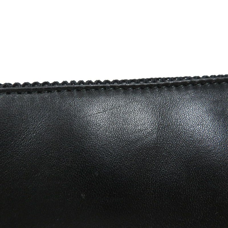 クリスチャン・ディオール ショルダーストラップ 刺繍 フラワー Christian Dior 黒