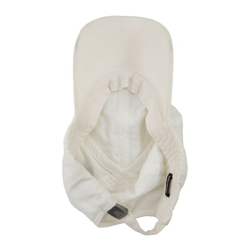 バレンシアガ キャップ コットン サイズL 680748 BALENCIAGA 帽子 白