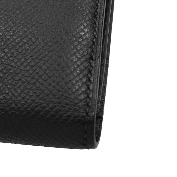 エルメス 長財布 ベアンスフレ マチ有り ブラック/ブラック金具 エプソン U刻印 HERMES 財布 モノクローム 黒