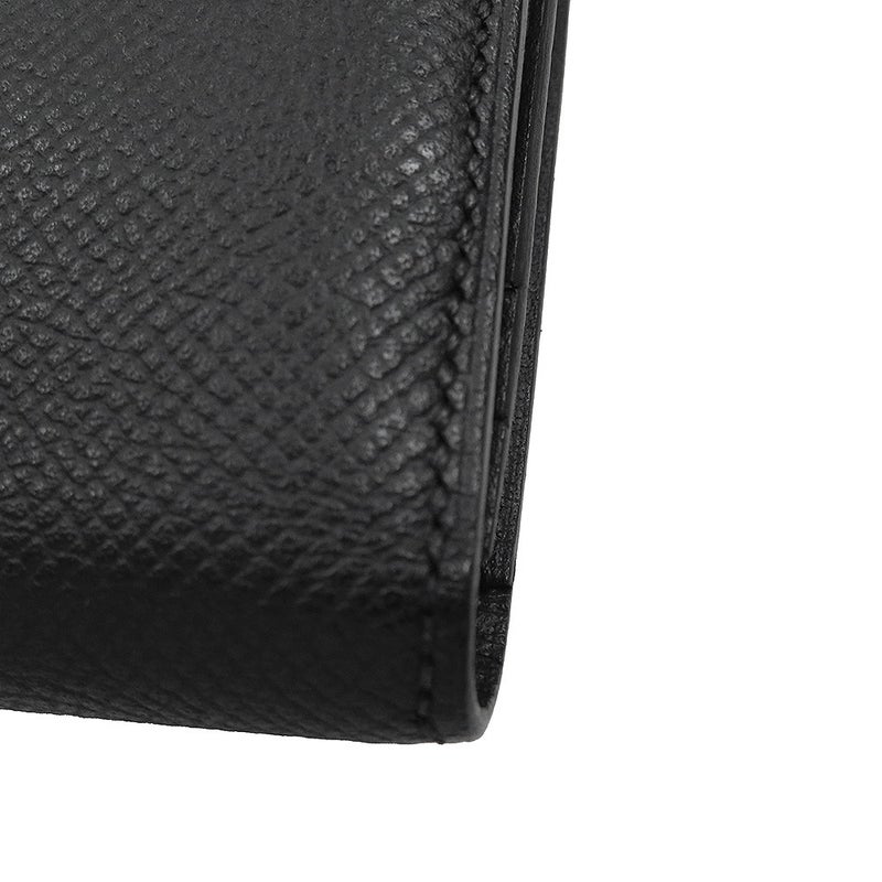 エルメス 長財布 ベアンスフレ マチ有り ブラック/ブラック金具 エプソン U刻印 HERMES 財布 モノクローム 黒