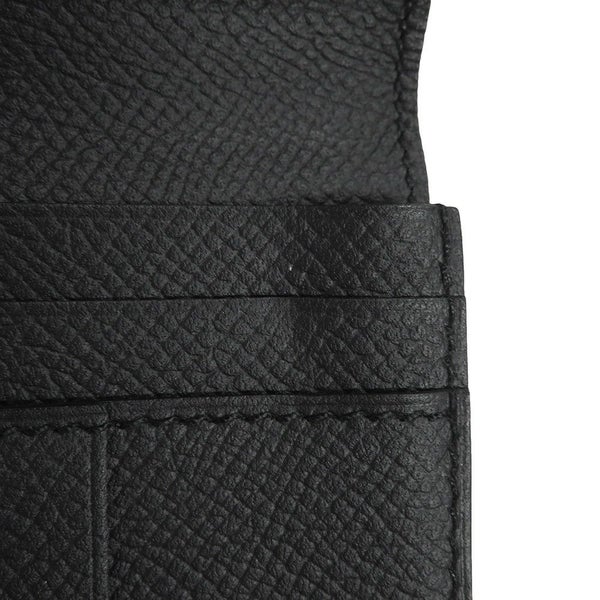 エルメス 長財布 ベアンスフレ マチ有り ブラック/ブラック金具 エプソン U刻印 HERMES 財布 モノクローム 黒