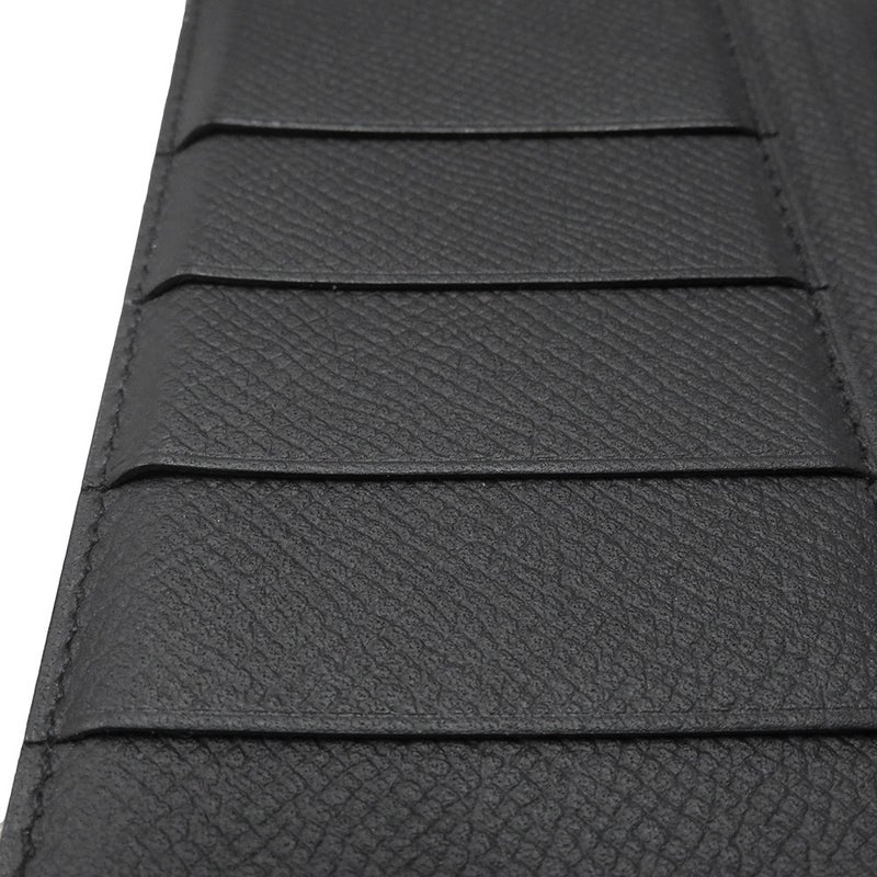 エルメス 長財布 ベアンスフレ マチ有り ブラック/ブラック金具 エプソン U刻印 HERMES 財布 モノクローム 黒