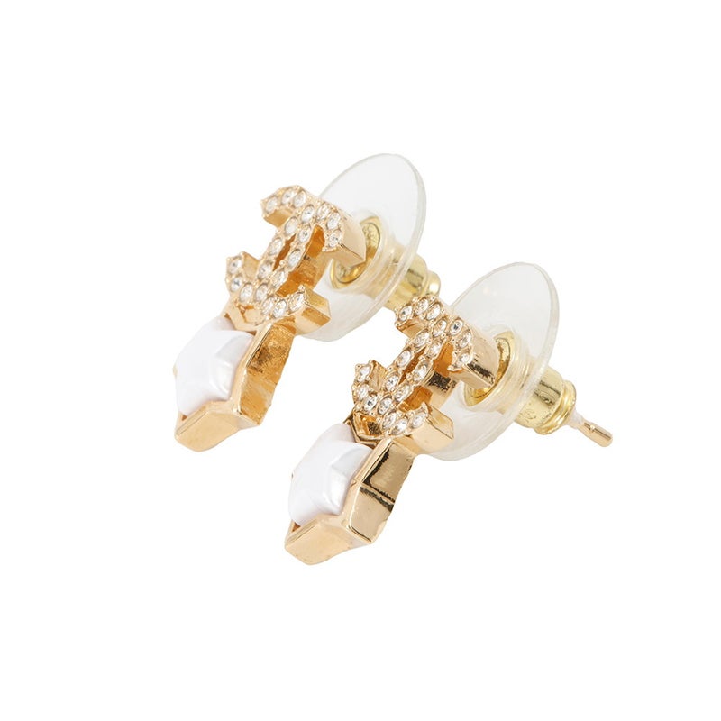 シャネル ピアス ココマーク スターモチーフ ラインストーン メタル B24C ABC823 CHANEL アクセサリー