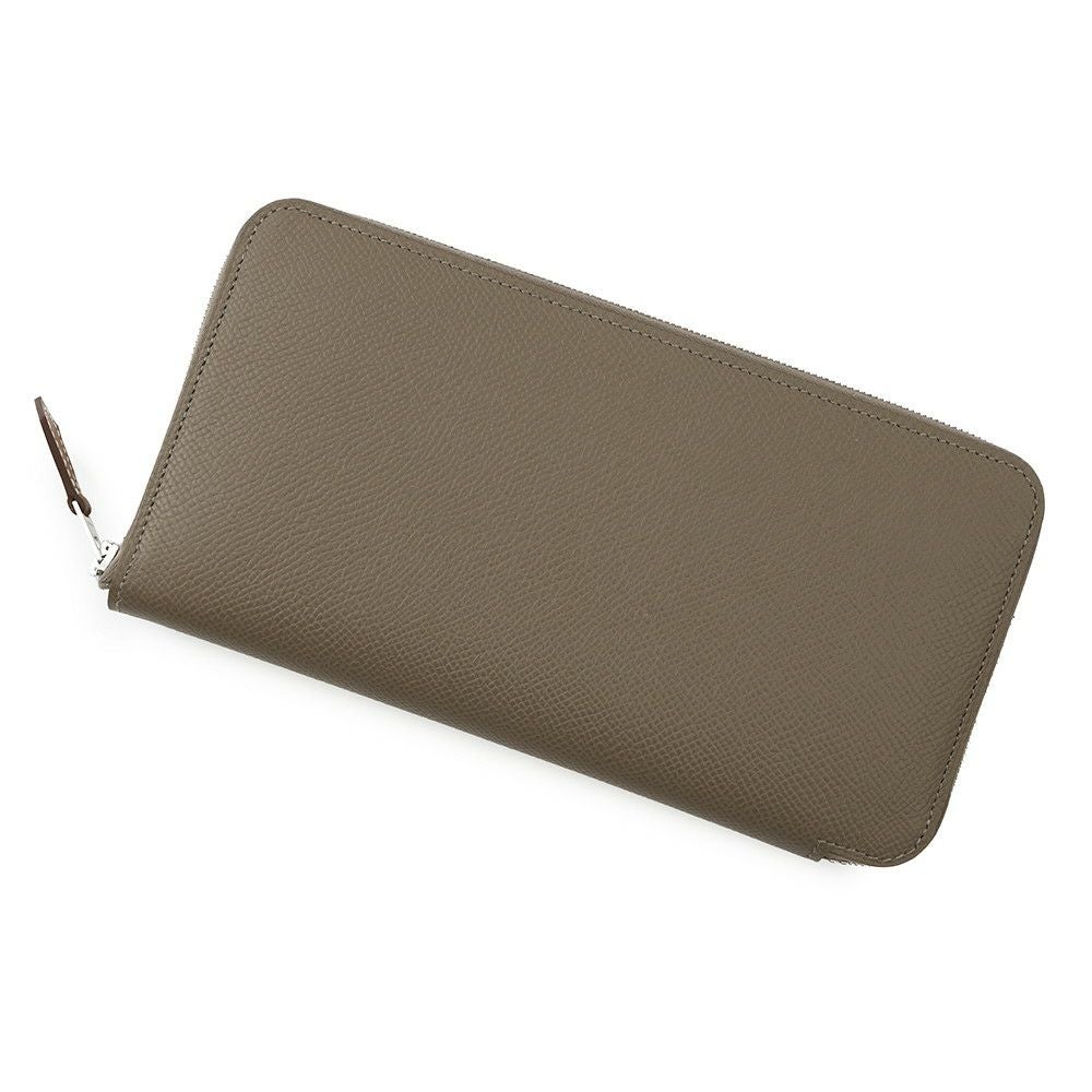 エルメス 長財布 アザップロング シルクイン エトゥープ/シルバー金具 エルメス 長財布 アザップロング シルクイン エトゥープ/シルバー金具