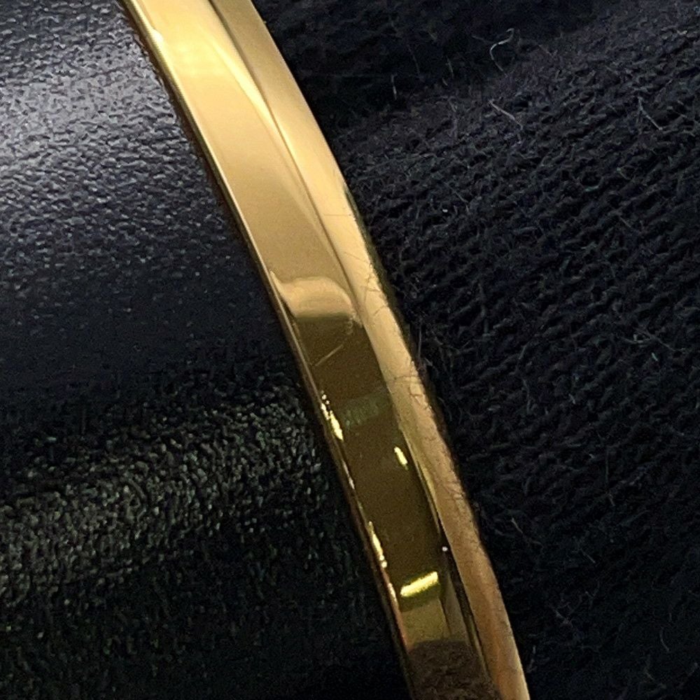 エルメス バングル オランプ ブラック/ゴールド金具 ボックスカーフ