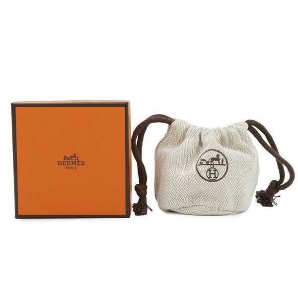 エルメス バングル オランプ ブラック/ゴールド金具 ボックスカーフ サイズT3 HERMES アクセサリー 黒