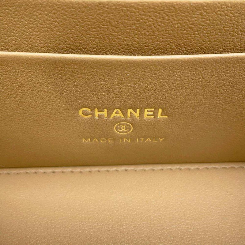 シャネル チェーンショルダーバッグ バニティケース ココマーク マトラッセ ラムスキン AP3044 CHANEL バッグ