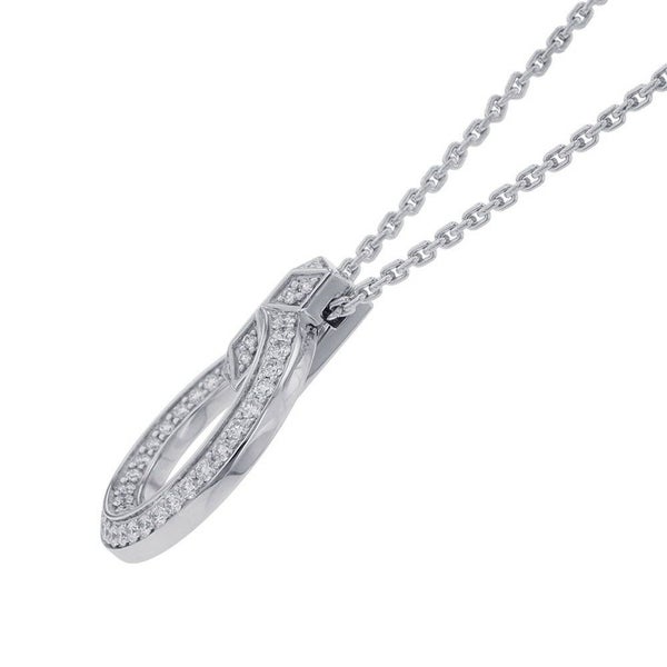 ティファニー ネックレス T ワン サークル ペンダント ダイヤモンド 計0.72ct K18WGホワイトゴールド 72154568 Tiffany&Co.