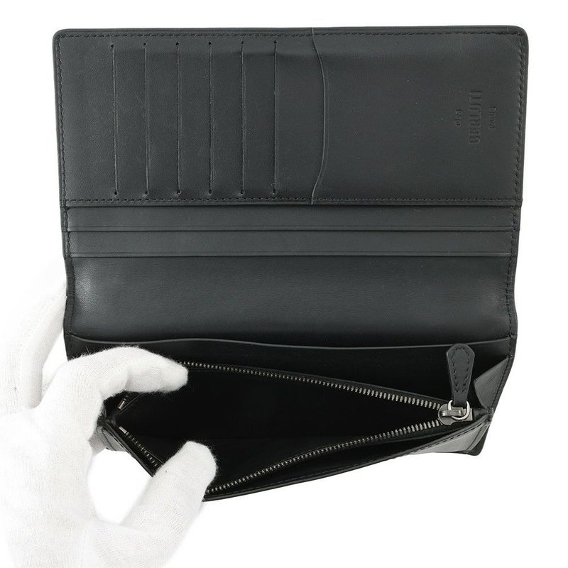 ベルルッティ 長財布 カリグラフィ レザー Berluti 財布 メンズ