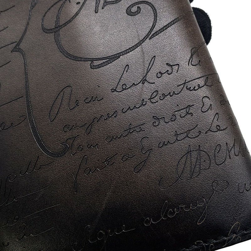 ベルルッティ 長財布 カリグラフィ レザー Berluti 財布 メンズ