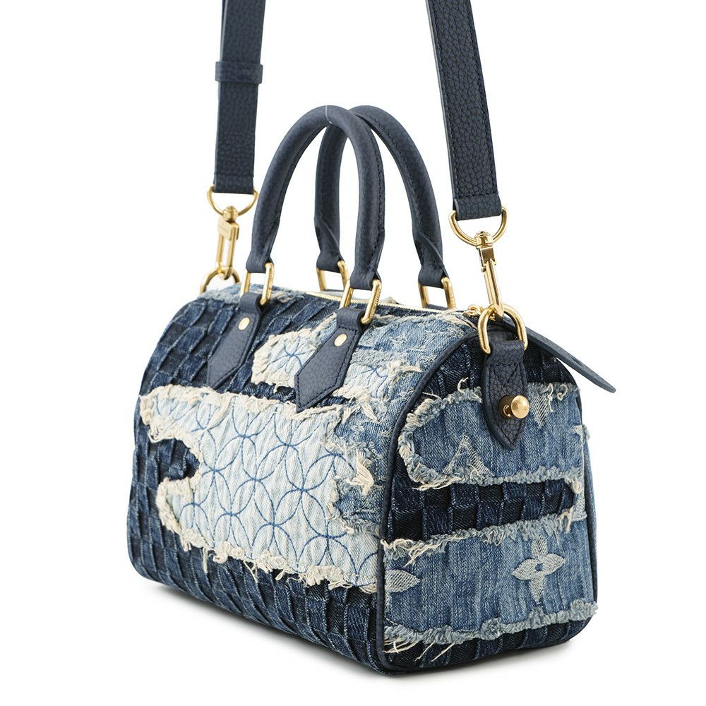 ルイヴィトン バック ルイヴィトン】スピーディ・バンドリエール 25 デニム (Louis Vuitton