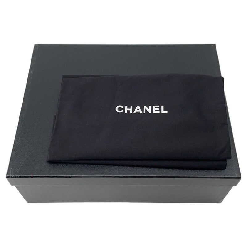 シャネル ショートブーツ ココマーク レザー レディースサイズ37C CHANEL 靴 黒