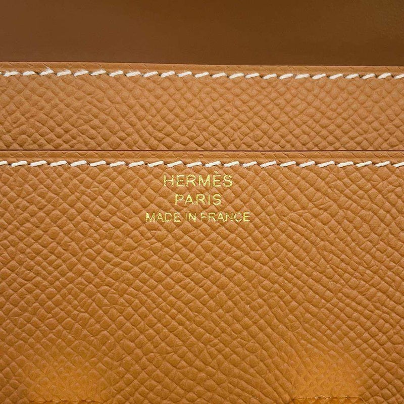 エルメス 長財布 コンスタンス トゥーゴー ロング ゴールド/ゴールド金具 ヴォーエプソン B刻印 財布