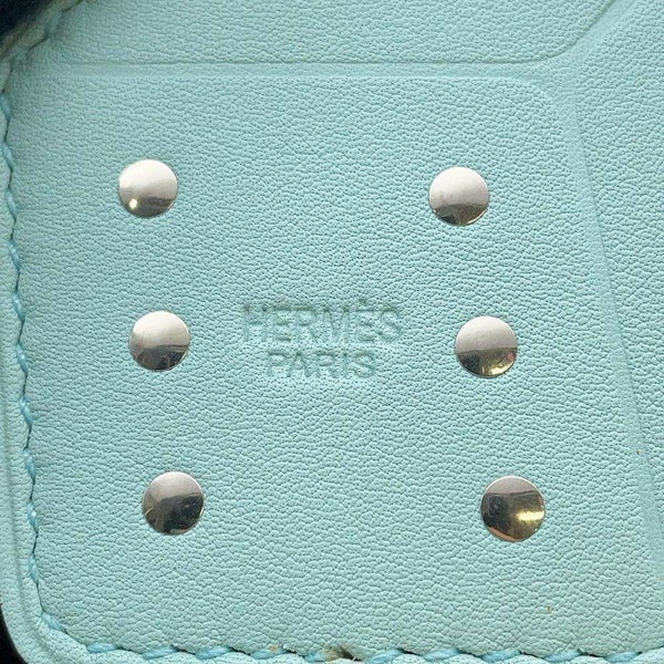 エルメス キーホルダー ダイス ブルーゼフィール/シルバー金具 スイフト HERMES チャーム