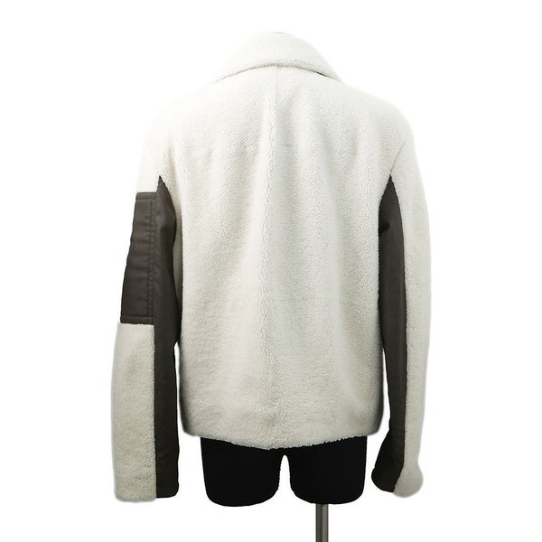 エルメス ジャケット ムートン ボア ジップアップ  メンズサイズ46 HERMES アウター