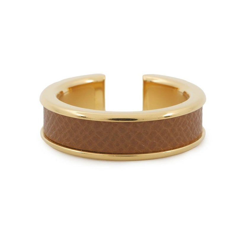 エルメス リング アテナ ドゥブル クルー ゴールド/ゴールド金具 ヴォーマダム サイズ57 HERMES 指輪