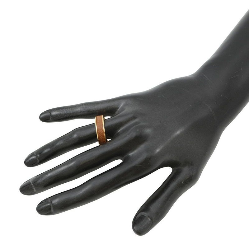 エルメス リング アテナ ドゥブル クルー ゴールド/ゴールド金具 ヴォーマダム サイズ57 HERMES 指輪