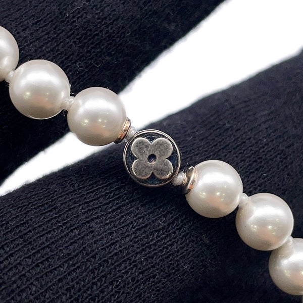 ルイヴィトン ネックレス モノグラム スリム パール フェイクパール M02235 LOUIS VUITTON メンズ アクセサリー