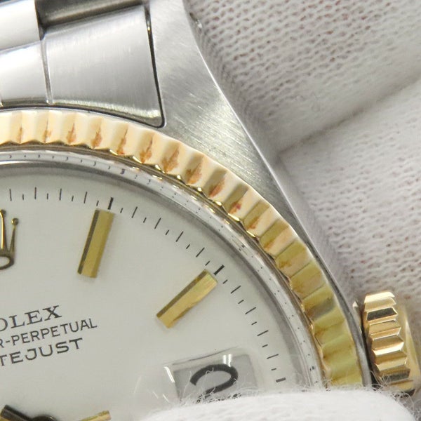 ロレックス デイトジャスト 17番 1601 ROLEX 腕時計 白文字盤