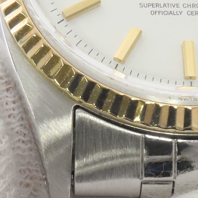 ロレックス デイトジャスト 17番 1601 ROLEX 腕時計 白文字盤