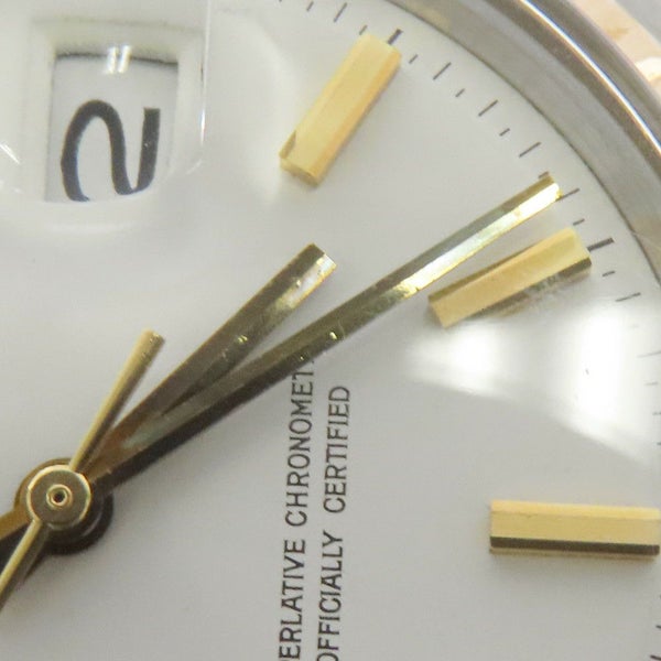 ロレックス デイトジャスト 17番 1601 ROLEX 腕時計 白文字盤