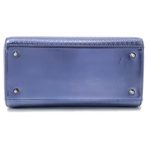 クリスチャン・ディオール ハンドバッグ レディディオール マイクロカナージュ ミディアム メタリック Christian Dior 2wayショルダー