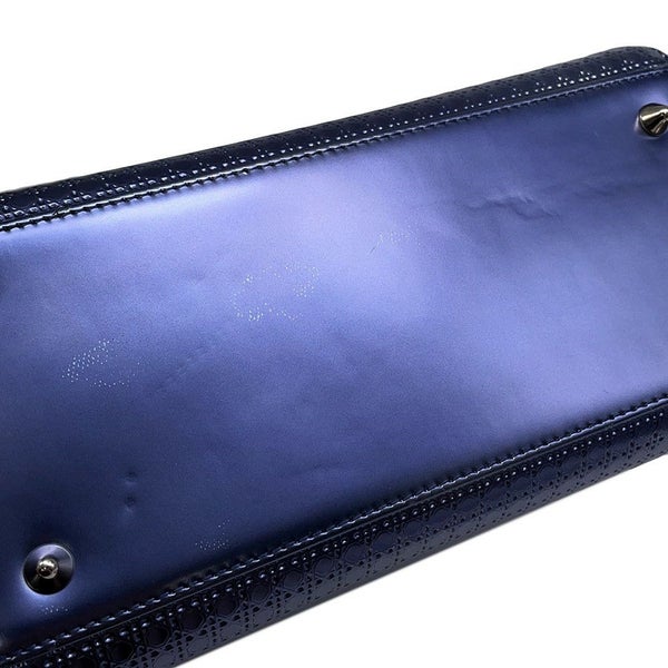 クリスチャン・ディオール ハンドバッグ レディディオール マイクロカナージュ ミディアム メタリック Christian Dior 2wayショルダー