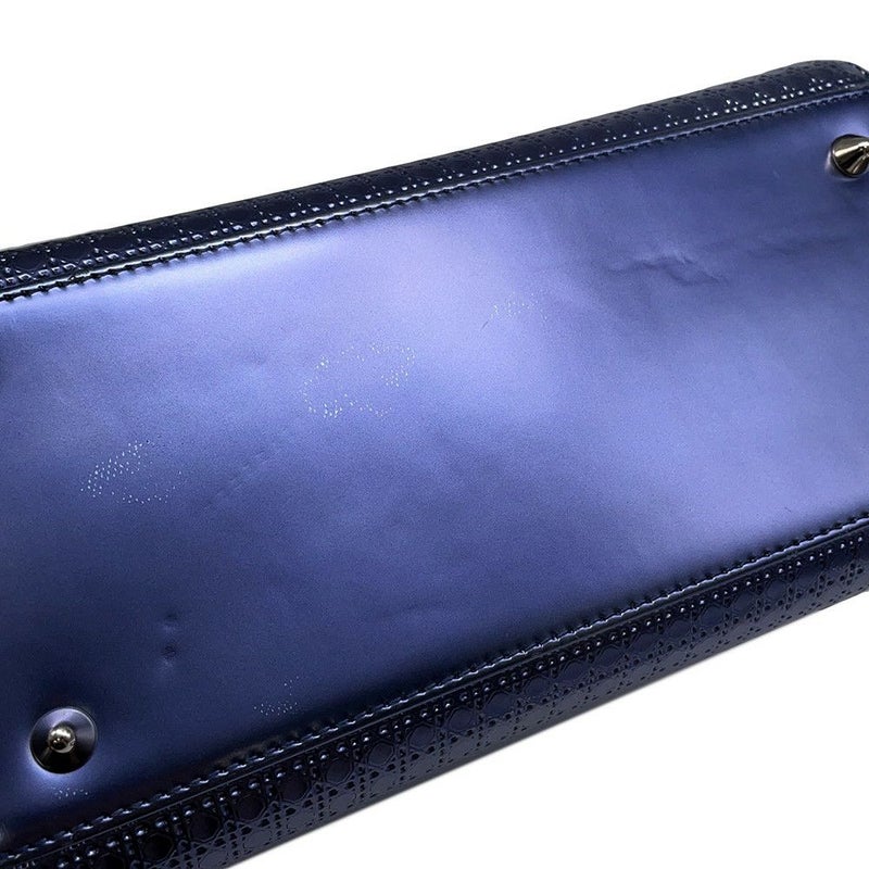 クリスチャン・ディオール ハンドバッグ レディディオール マイクロカナージュ ミディアム メタリック Christian Dior 2wayショルダー