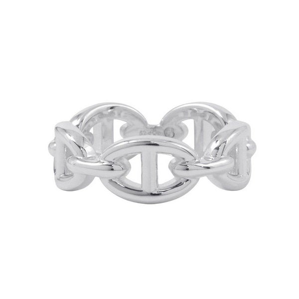 エルメス リング シェーヌダンクル アンシェネPM Enchainee SV925シルバー リングサイズ52 HERMES ジュエリー