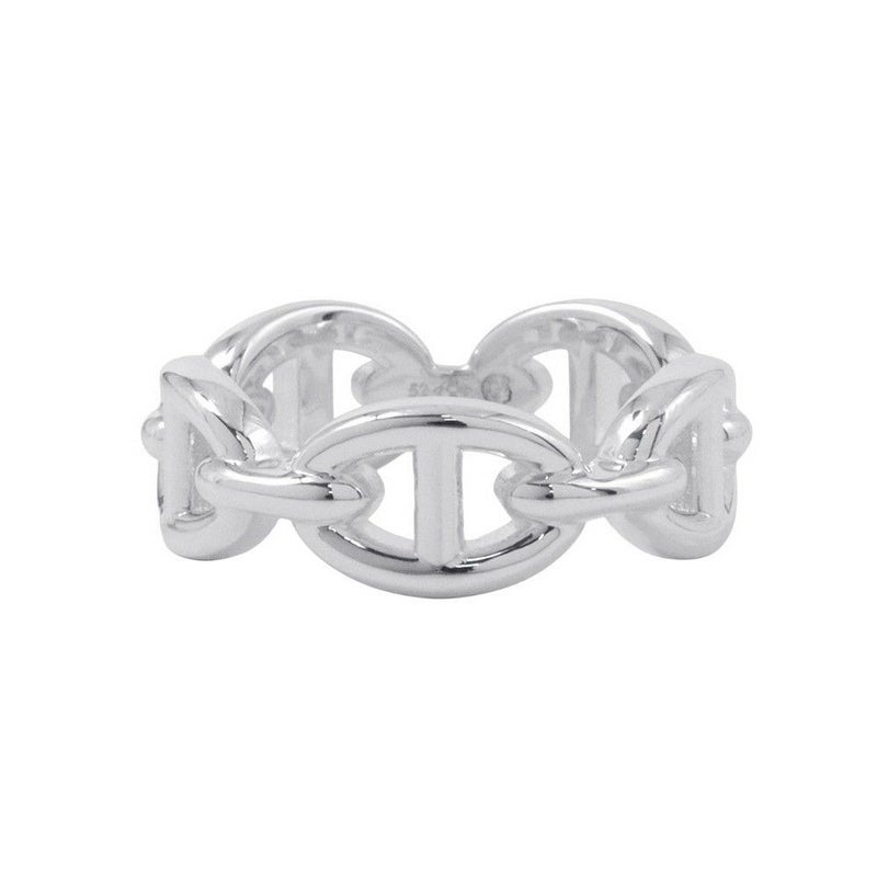 エルメス リング シェーヌダンクル アンシェネPM Enchainee SV925シルバー リングサイズ52 HERMES ジュエリー