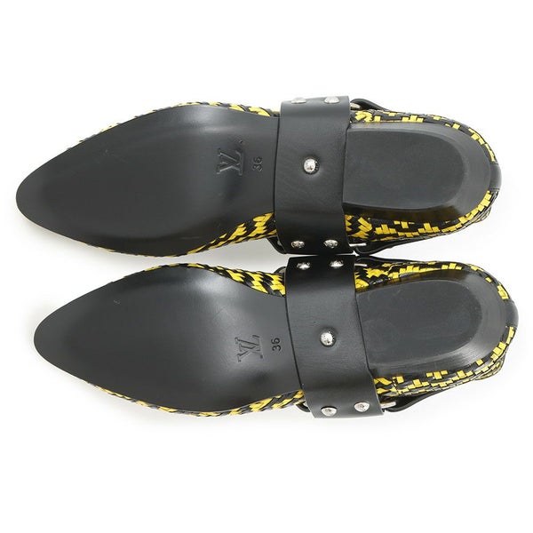 ルイヴィトン アンクルブーツ モノグラム ラプソディライン レディースサイズ36 LOUIS VUITTON 黒 ブラック