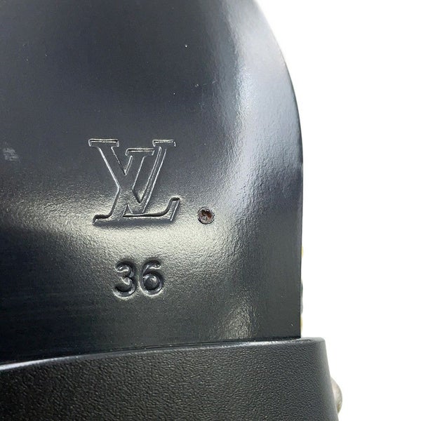 ルイヴィトン アンクルブーツ モノグラム ラプソディライン レディースサイズ36 LOUIS VUITTON 黒 ブラック