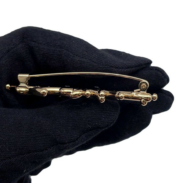 ルイヴィトン ブローチ LV スクリプト メタル M03098 LOUIS VUITTON アクセサリー