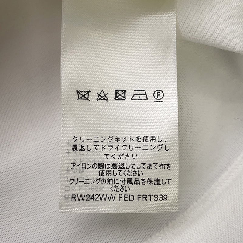 ルイヴィトン Tシャツ スナップスリーブクロップトップ  コットン レディースサイズXS 1AFTR3 LOUIS VUITTON トップス 白