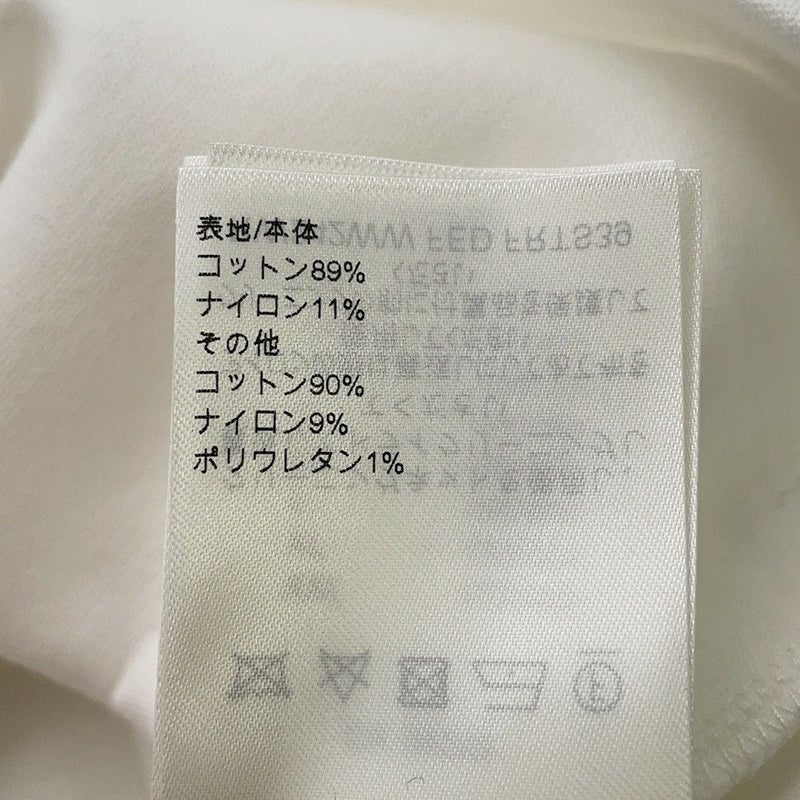 ルイヴィトン Tシャツ スナップスリーブクロップトップ  コットン レディースサイズXS 1AFTR3 LOUIS VUITTON トップス 白