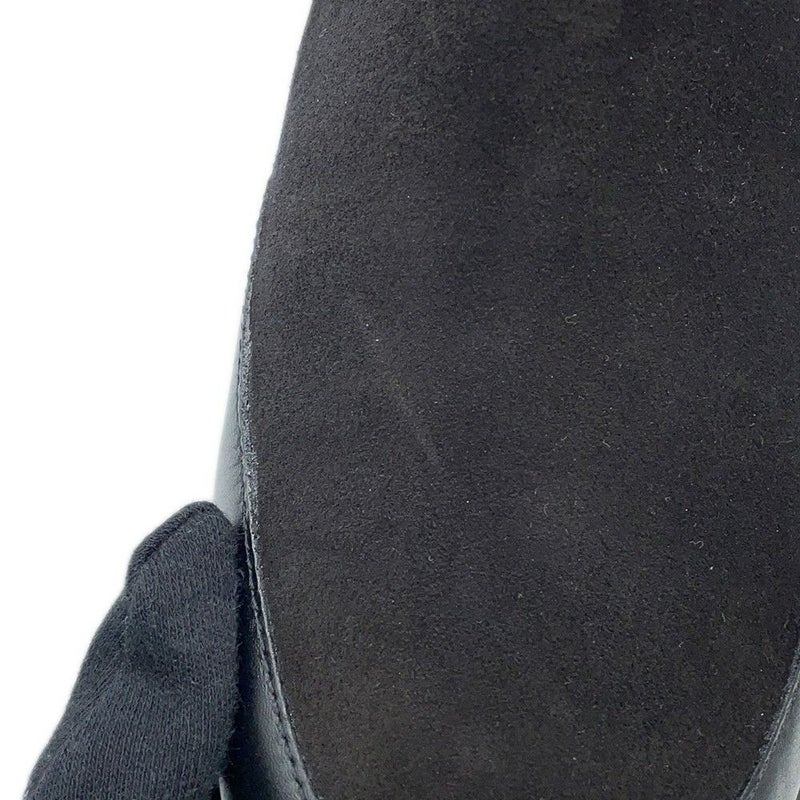 ルイヴィトン ブーツ モノグラム・アンプラント スエード ローリエート アンクルブーツ レディースサイズ38 1AC7W0 靴 ブラック 黒